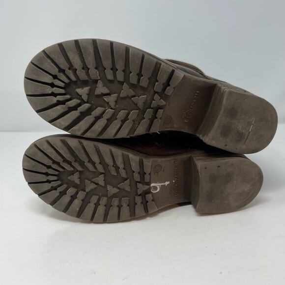 Dromedaris Boots Women's 39 Kara Chocolate Print Leather AJN19 Steam Punk - Picture 7 of 13